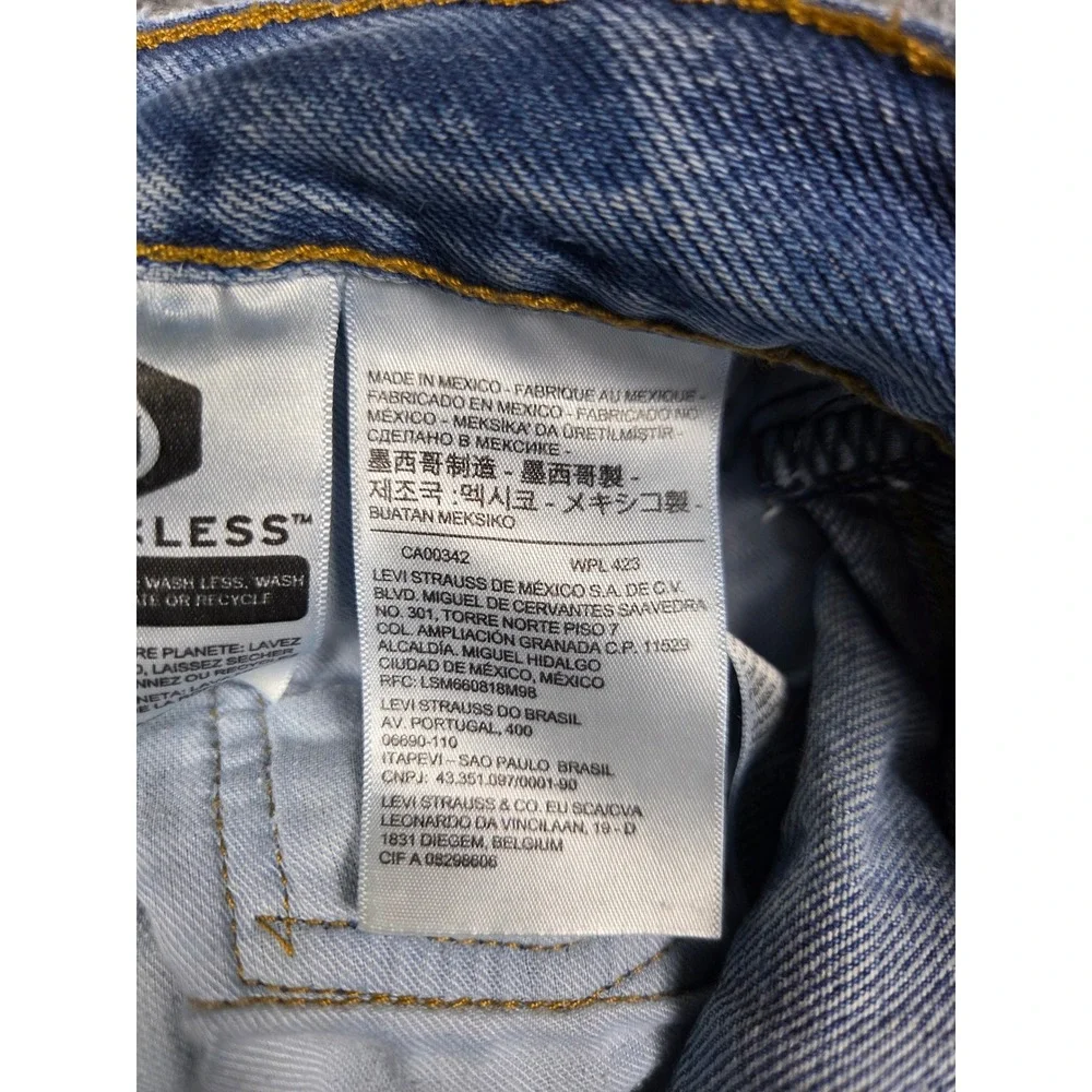 Levi's 501 Original Fit Jeans Mens 38x38 Blue Straight Leg Button Fly Denim 88/6